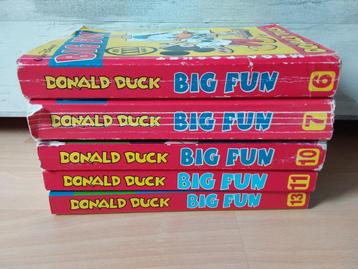 Donald duck big fun xxl, megapocket, 5 stuks beschikbaar voor biedingen