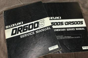 Suzuki DR600 S 1984 motorcycle service manual  DR600S beschikbaar voor biedingen