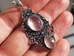 Vanoli - 925 zilveren kettinghanger met rozenkwarts, Sieraden, Tassen en Uiterlijk, Kettinghangers, Vanoli, Amsterdam, Nieuw, Ophalen of Verzenden