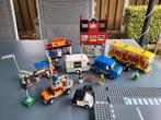 Lego straathoek 7641 - 60117 - 60054 en wegenplaten, Ophalen of Verzenden, Zo goed als nieuw