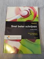 Snel beter schrijven - HBO niveau, Boeken, Zo goed als nieuw, Alpha, W.A.C. Verdaasdonk, G.H.J. ten Berge, HBO