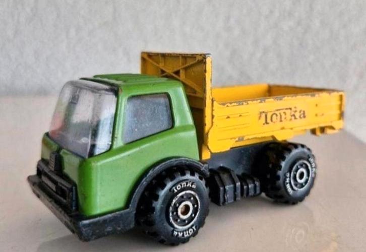 Tonka auto Groen/Geel, Hobby en Vrije tijd, Modelauto's | Overige schalen, Zo goed als nieuw, Auto, Ophalen of Verzenden