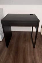 Micke bureau, zwartbruin, 73x50 cm, Ophalen, Zo goed als nieuw