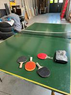 Verrijdbare Tafeltennis tafel!!   incl net en betjes., Ophalen, Zo goed als nieuw, Tafel Indoor