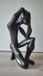 Mooi hard houten beeld, hard hout mens figuur, Ophalen of Verzenden