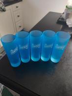 Set van 5 blauwe Cointreau glazen, Ophalen of Verzenden, Nieuw, Borrel- of Shotglas