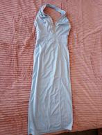 Halter jurk met glinsterende steentjes,mt S, ijsblauw, Kleding | Dames, Overige typen, Blauw, Ophalen of Verzenden, Maat 36 (S)