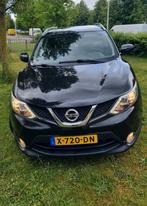Nissan Qashqai 1.2 Dig-t 85KW 2WD 2015 Zwart, Auto's, Nissan, Voorwielaandrijving, Euro 5, 4 cilinders, Leder en Stof
