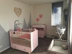 Myllra roze babybed met commode, Ophalen, Zo goed als nieuw, Jongetje of Meisje