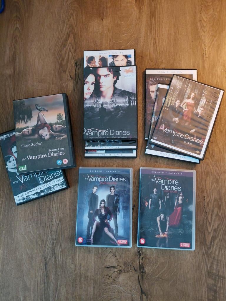 The Vampire Diaries DVD-collectie, Ophalen of Verzenden, Zo goed als nieuw