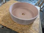 Betonnen wastafelkom - wasbak - roze, Minder dan 50 cm, Ophalen of Verzenden, Zo goed als nieuw, Minder dan 100 cm