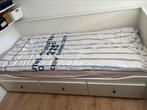 Ikea Hemnes slaapbank bedbank bed met matras, Ophalen, Gebruikt, Wit, Tweepersoons