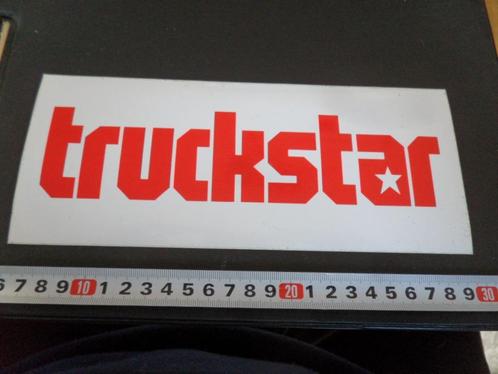 sticker Truckstar  XXX325 *, Verzamelen, Stickers, Zo goed als nieuw, Bedrijf of Vereniging, Ophalen