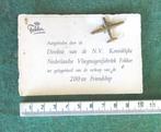 Relatie geschenk 200e Fokker Friendship verkocht, Ophalen of Verzenden, Gebruikt, Patch, Badge of Embleem