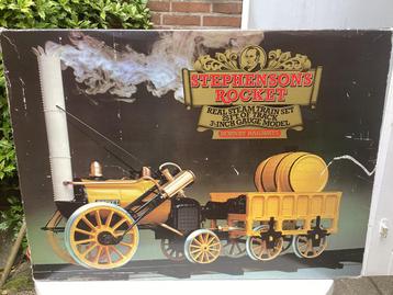 Hornby rocket. Live steam gadps gestookt met rails+extra rai beschikbaar voor biedingen