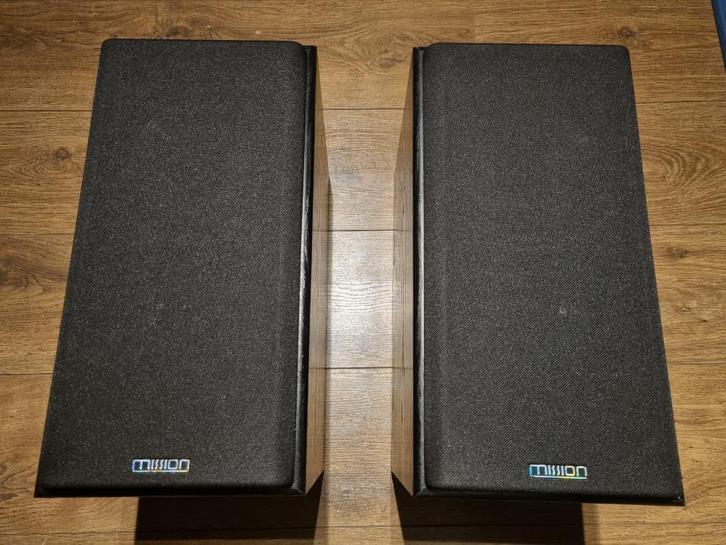 Mission 732 2 weg reflex luidsprekers, Audio, Tv en Foto, Luidsprekers, Gebruikt, Front, Rear of Stereo speakers, 60 tot 120 watt
