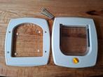 Kattenluik magnetisch 4 standen wit, Dieren en Toebehoren, Katten-accessoires, Ophalen of Verzenden, Zo goed als nieuw