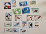 Postzegels wintersport, Verzenden, Gestempeld, Sport