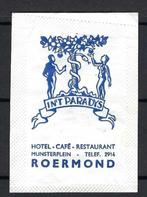 W195 Roermond hotel cafe rest IN "T PARADYS (blauw), Verzamelen, Nederland, Ophalen of Verzenden