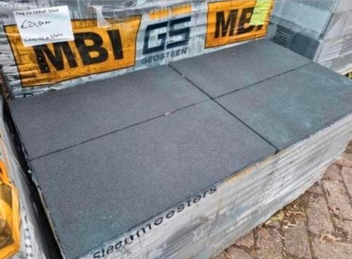 60x30x4,7 antraciet terrastegels geïmpregneerd s-partij, Tuin en Terras, Tegels en Klinkers, Nieuw, Terrastegels, Beton, 10 m² of meer