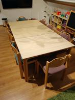 Grote tafelset, Ophalen, Zo goed als nieuw, 6 tot 8 stoelen