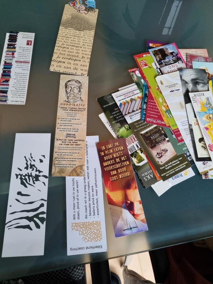 Boekenleggers ,zie tekst, meer dan 2000 stuks., Verzamelen, Boekenleggers, Zo goed als nieuw, Ophalen