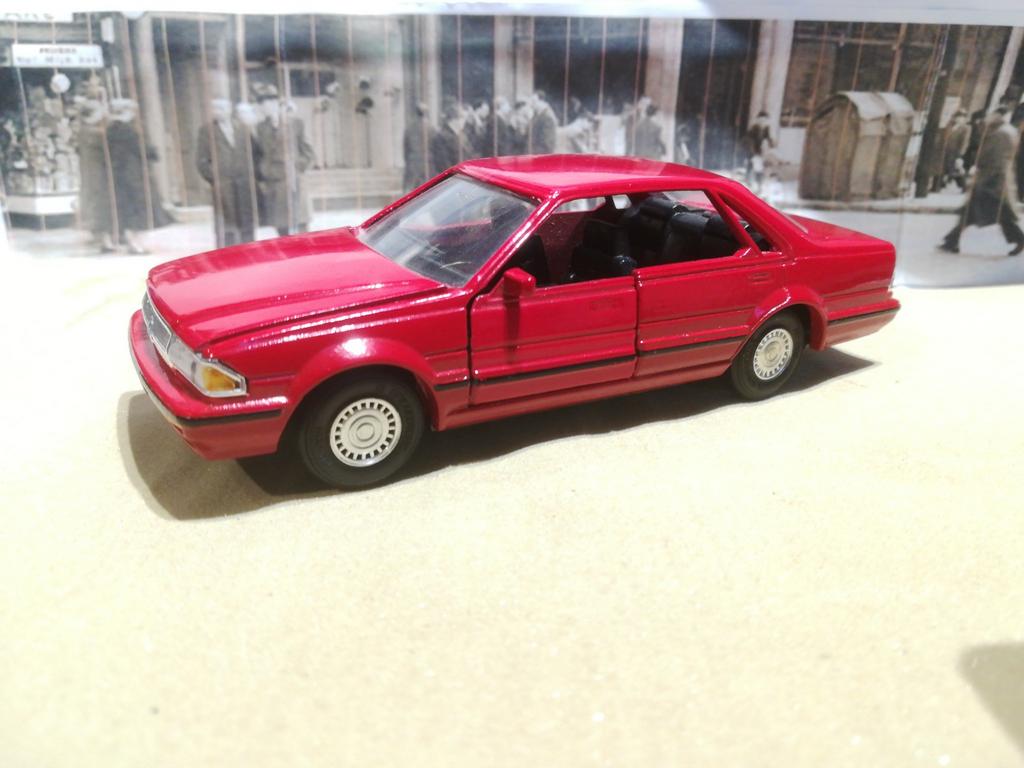 Nissan Cedric V30 4door Hardtop Brougham 1987 1:40 Diapet, Ophalen of Verzenden, Zo goed als nieuw, Auto, Overige merken