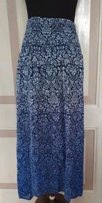 Zomerse lange rok blauw, Kleding | Dames, Rokken, Blauw, Maat 38/40 (M), H&M, Ophalen of Verzenden