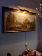 Schilderij met landschap  114bij65 cm zonder lamp, Ophalen