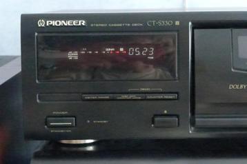 Pioneer CT-S330 cassettedeck - in mooie werkende staat beschikbaar voor biedingen