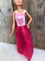 Lange roze glitter jurk gala, Ophalen of Verzenden, Zo goed als nieuw, Barbie