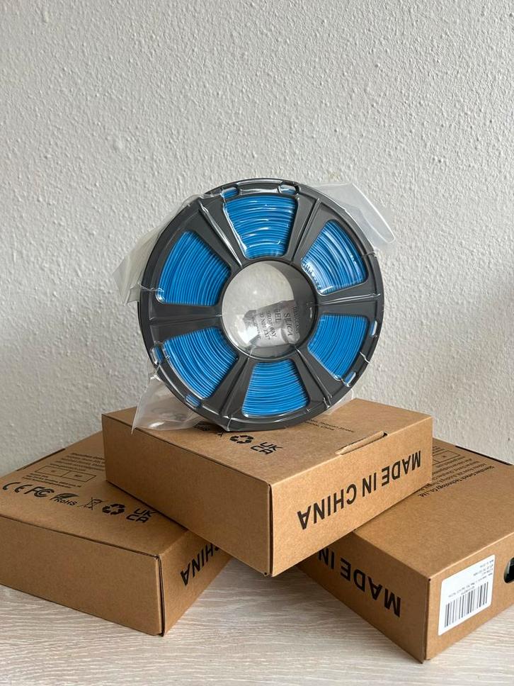PLA matt Filament 1kg Blauw 1,75mm 3d printer, Computers en Software, 3D-printerbenodigheden, Nieuw, Ophalen of Verzenden