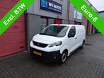 Peugeot Expert 226S 1.6 BlueHDI 95 Pro 3 zits (bj 2016), Auto's, Stof, Gebruikt, 4 cilinders, Wit