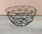 Draad (fruit)mand zwart metaal, Overige materialen, Mand, Nieuw, Ophalen of Verzenden
