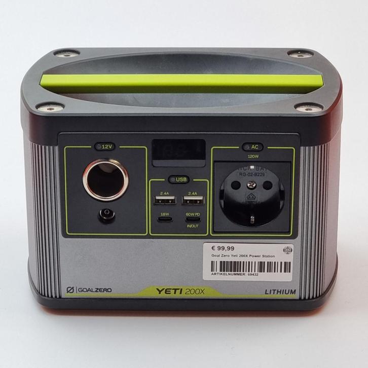 Goal Zero Yeti 200X Power Station, Caravans en Kamperen, Kampeeraccessoires, Zo goed als nieuw