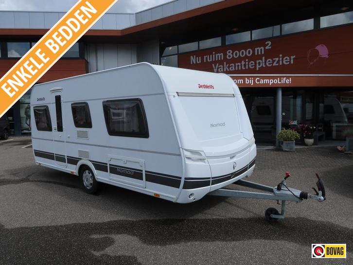 Dethleffs Nomad 470 ER MET VOORTENT ISABELLA, Caravans en Kamperen, Caravans, tot en met 2, 1000 - 1250 kg, Rondzit, Dethleffs