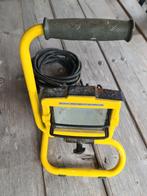 Bouwlamp (lampje is defect en dient vervangen te worden)., Gebruikt, Met statief, Ophalen of Verzenden, Lamp met armatuur