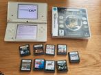 Nintendo DS met games, Spelcomputers en Games, Spelcomputers | Nintendo DS, Wit, DS Original of Phat, Ophalen of Verzenden, Gebruikt
