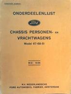 Onderdeelenlijst Ford V-8 1936, Ophalen of Verzenden