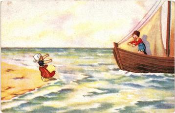 806252	vintage	Kinderkaart	Zeilboot	 	Nette oude kaart onb beschikbaar voor biedingen