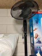 Zwarte staande ventilator – zo goed als nieuw met oscillatie, Ophalen, Zo goed als nieuw, Statiefventilator