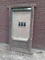 Brocante teakhouten spiegel 163x93cm nu €120, Huis en Inrichting, Woonaccessoires | Spiegels, Ophalen, ., Zo goed als nieuw, .
