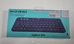 Logitech K380 Blauw - Draadloos Toetsenbord, Computers en Software, Toetsenborden, Nieuw, Multimediatoetsen, Ophalen of Verzenden