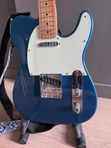 gitaar Telecaster model Harley Benton TE-62CC LPB met hoes beschikbaar voor biedingen