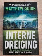 Thriller van Matthew Quirk, Interne dreiging, Ophalen of Verzenden, Amerika, Matthew Quirk, Zo goed als nieuw