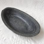 Antiek tinnen ovaal schaaltje brocant bakje tin koets, Antiek en Kunst, Antiek | Tin, Ophalen of Verzenden