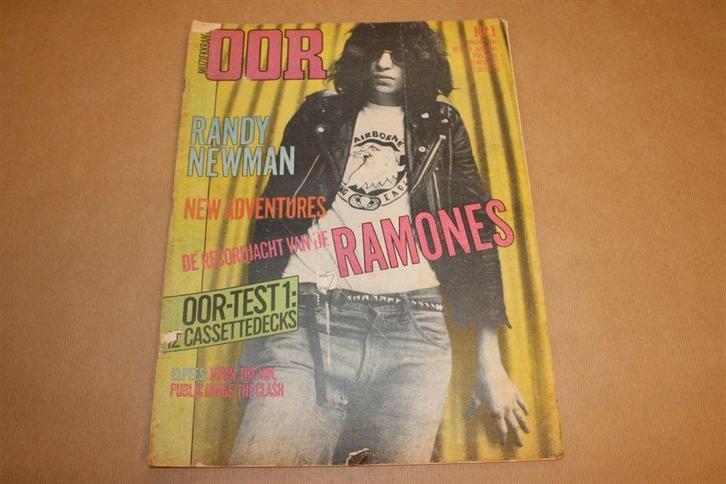Muziekkrant Oor 1980 - The Ramones - Randy Newman, Boeken, Tijdschriften en Kranten, Zo goed als nieuw, Muziek, Film of Tv, Ophalen of Verzenden