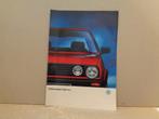 vw golf folder, Boeken, Auto's | Folders en Tijdschriften, Ophalen of Verzenden, Zo goed als nieuw, Volkswagen