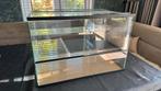 Hamsterhok glas met schuifdeur, Dieren en Toebehoren, Zo goed als nieuw, Hok, Ophalen, Minder dan 60 cm