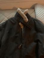 Stoere warme leren pilotenjas mt 56, Ophalen of Verzenden, Zo goed als nieuw, Maat 56/58 (XL), Bruin